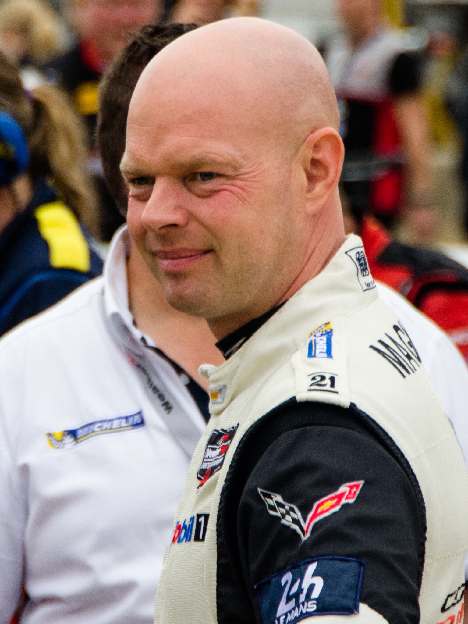 Jan Magnussen in a racing suit, photographed in 2017 by Osajus Photography