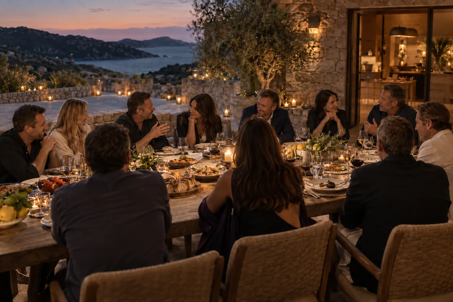 Eleven contemporary leaders gathered for a considered Italian dinner